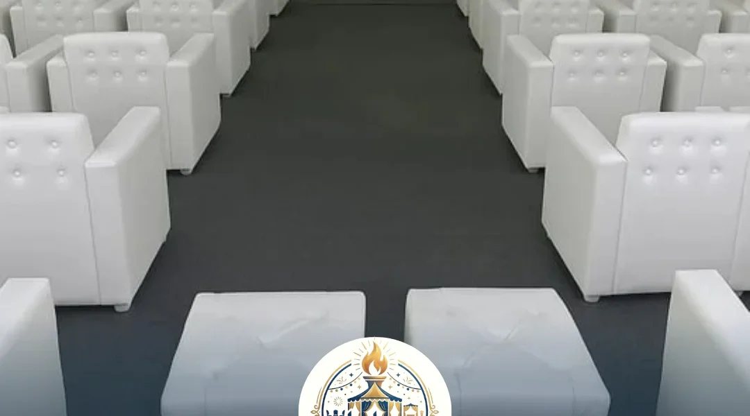 تأجير كراسي ملكية وطاولات بالزلفي 0539445315 شركة مشاعل